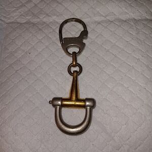 Gucci Vintage 2 Tone Horsebit Bag Charm